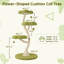 Tour pour arbre à chat 48,4 po moderne avec plateformes d'observation multiniveaux et poteaux à griffer en sisal, vert, convient aux chats de toutes tailles, vert-123029085