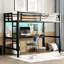 Lit mezzanine en métal avec bureau Space TG