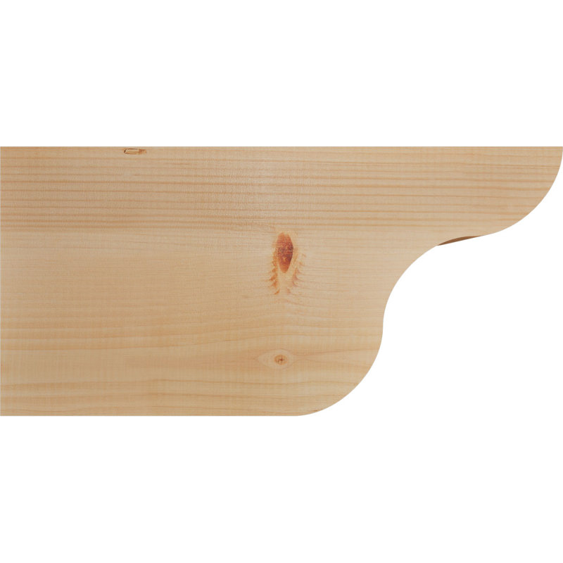 Queue de chevron lisse Carmel, Douglas, H 12 po x l 5 1/2 po x L 24 po