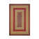 Cridhe Braided Non-Shedding Premium Jute Cranberry/Gold Rug