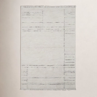 Hand-Woven Moroccan Wool Rug