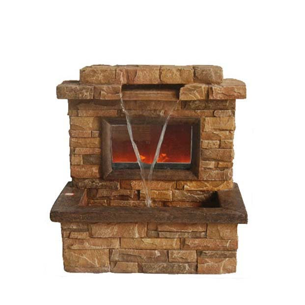 Fontaine de jardin d'extérieur 24,75 po