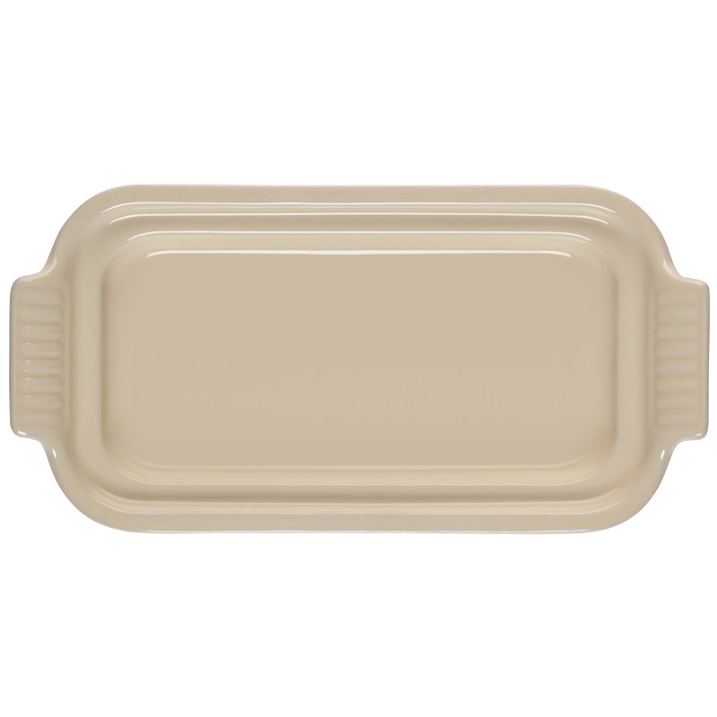 Flame Orange Stoneware Heritage Butter Dish