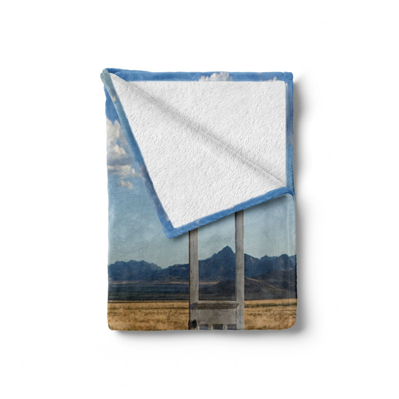 Hand Woven Throw Blanket, 70" W x 90" L