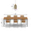 Luminaire suspendu ovale industriel en or 12 po l 12 po - Everly Quinn
