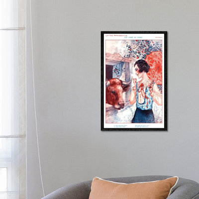 1920s La Vie Parisienne Magazine Cover - Print on Canvas