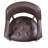 Faux Leather Swivel Armchair-89156549-89156546