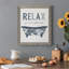Palm Bath I - cadre photo, art textuel sur toile-1800964712-1800964717