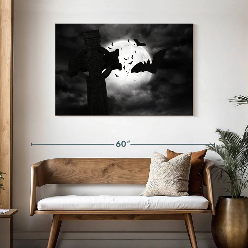 Hitzel Graveyard Bats, 30" H x 45" W