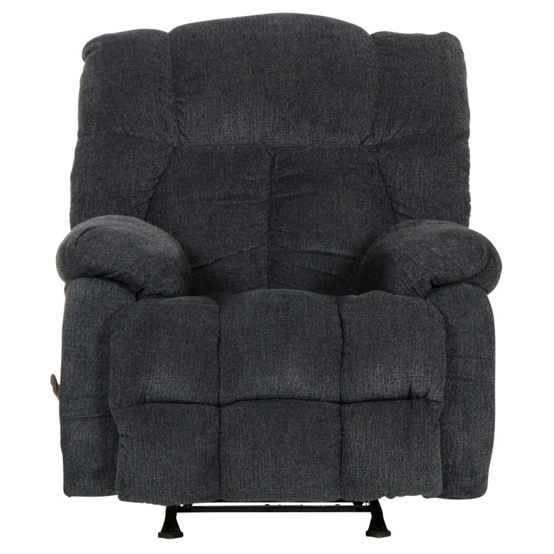 Chattooga Upholstered Recliner, Gray Chenille
