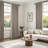 Linen Blackout Curtains, Pinch Pleat Back Tab Full Blackout Drapes Farmhouse Boho Curtains for Window,(Set of 2,With Hooks and Rings)-1784231618-1784231616