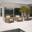 Chaises de patio en osier avec coussins Eloisa-916841758