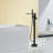 1 Bathroom Freestanding Tub Filler with Hand Shower and Diverter