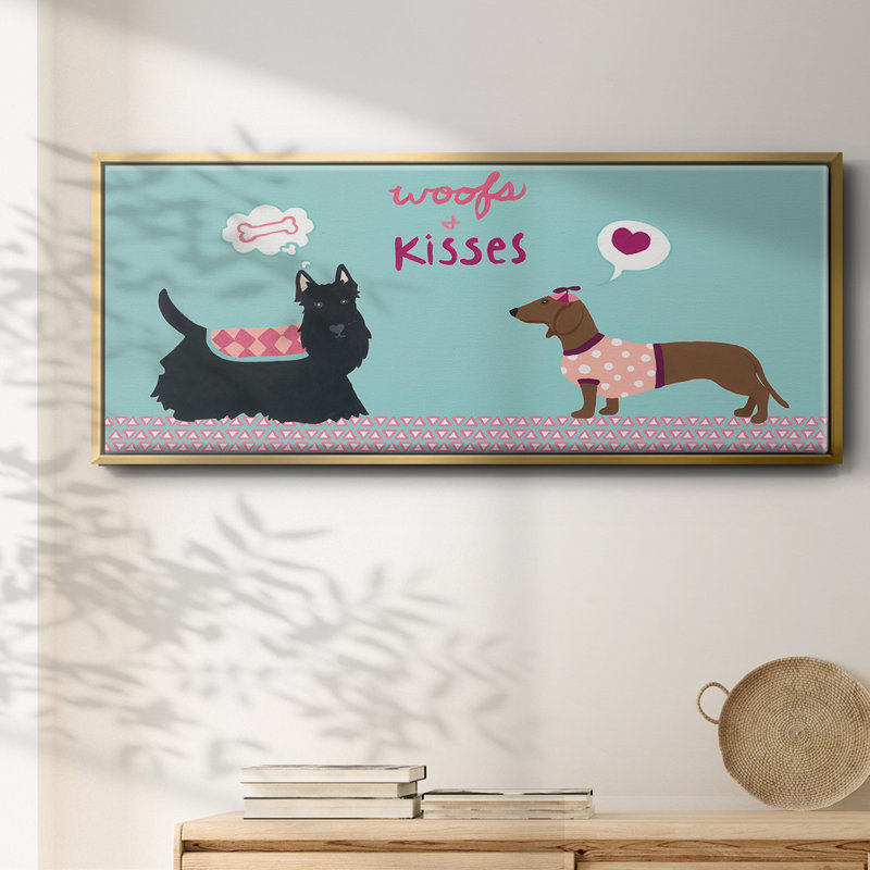 Valendogs Collection C- Framed Canvas