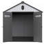 XWT013-1 Remise de rangement en plastique 8 * 10Ft pour grand jardin