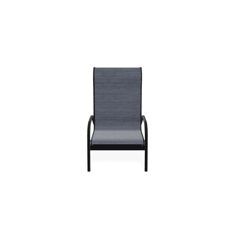 Beach Chair, Textured Black, Augustine Denim