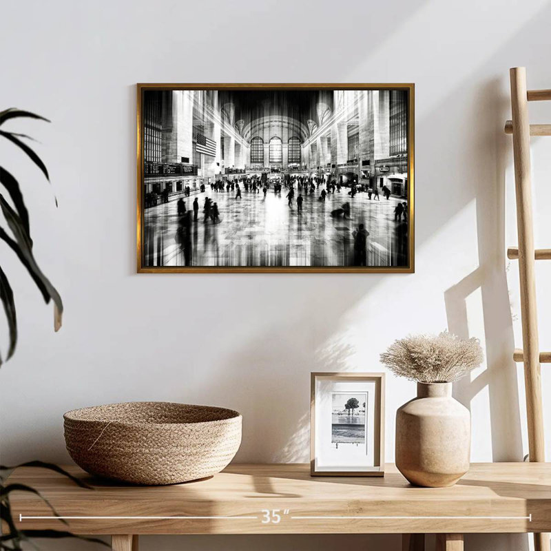Urban Stretch Grand Central, 19 po x 13 po, Cadre flottant doré