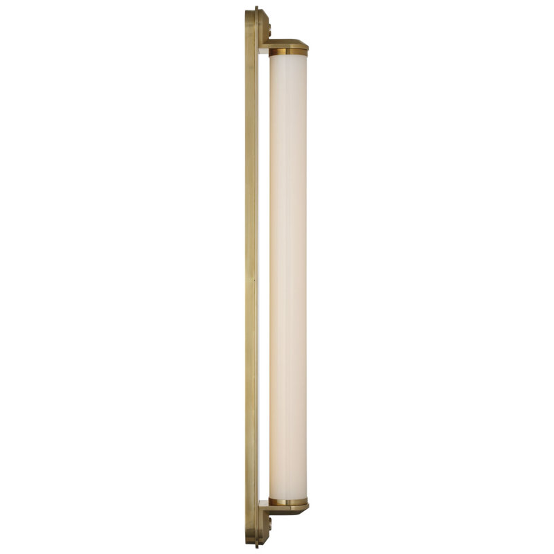 Ralph Lauren Belgrave 32" Linear Bath Light, 32" H x 3" W x 3.75" D, Natural Brass, 2100 W