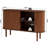 Sideboard Buffer Cabinet with Fluted Slide Doors-1159664252