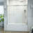 Essence-H 56" W x 60" H Reversible Semi-Frameless Tub Door with ClearMax™ Technology-71014136