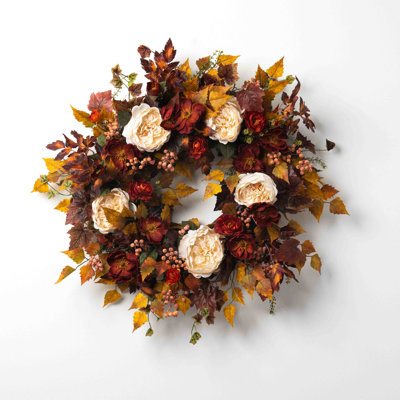 Faux Acorn Silk Wreath