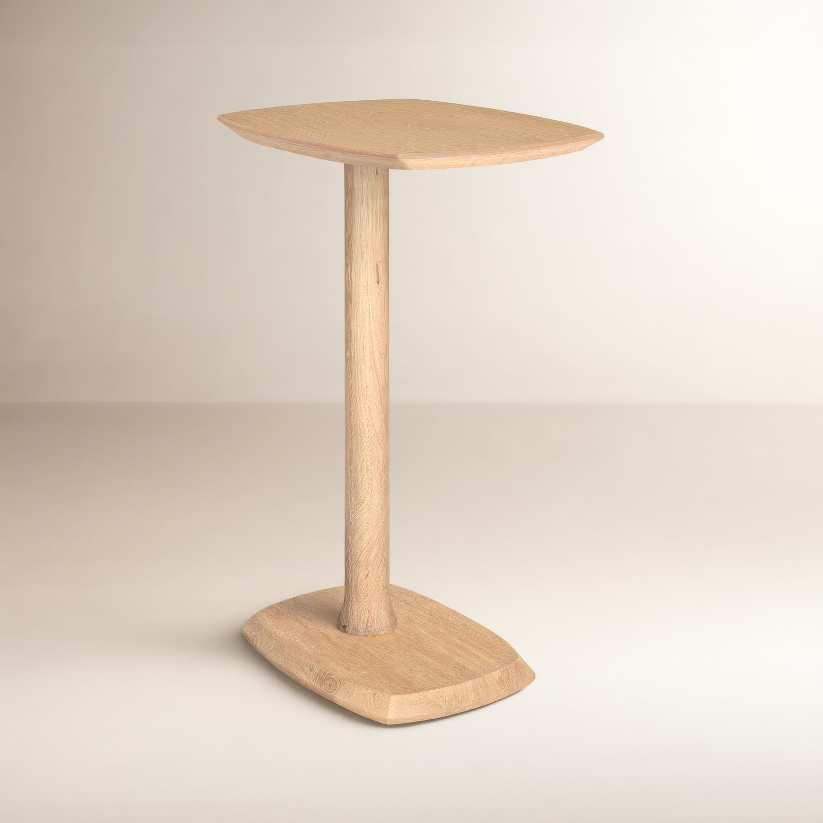 Hannabel 18" Mango End Table, Blonde Natural