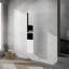 Armoire latérale de salle de bain 12 po, 2 portes à fermeture douce, conception à fixation flottante