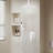 1-Spray Patterns 16 In. Ceiling Mount Dual Fixed And Handheld Shower Head 2.5 GPM In White
