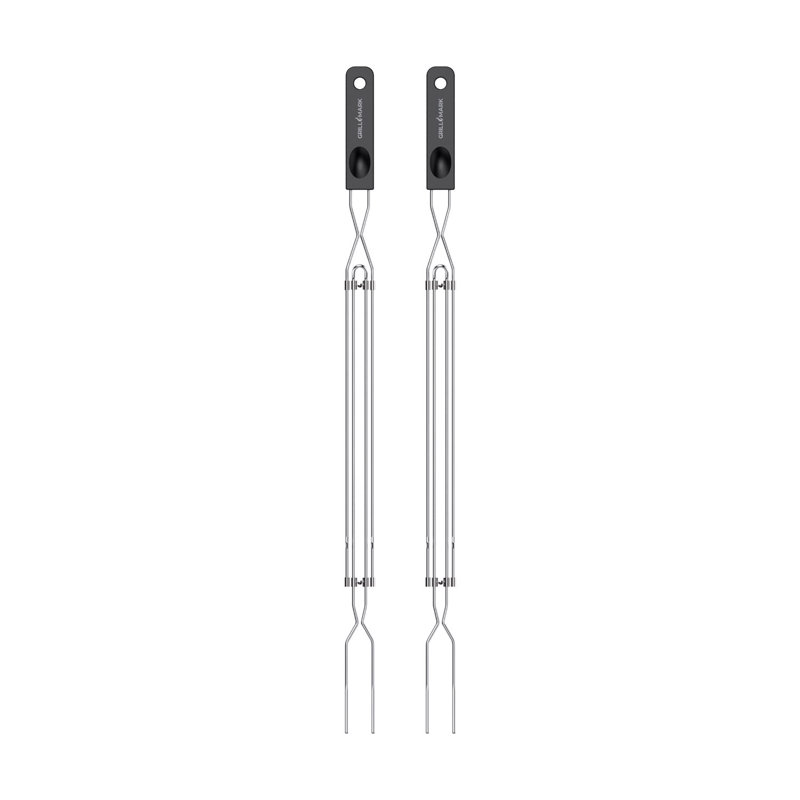 Grill Mark Silver Extension Fork with Glow 2 pk