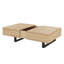 Table basse à plateau coulissant avec rangement caché et plateau de table extensible
