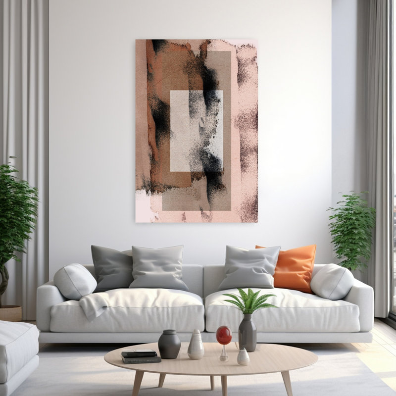 Art contemporain contemporain, H 60 po x l 40 po