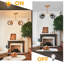 2-Light Smoked Glass Globe Semi Flush Mount — Gold Metal Sputnik Ceiling Light for Living Room & Bedroom