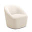 Fauteuil pivotant Anson Boucle