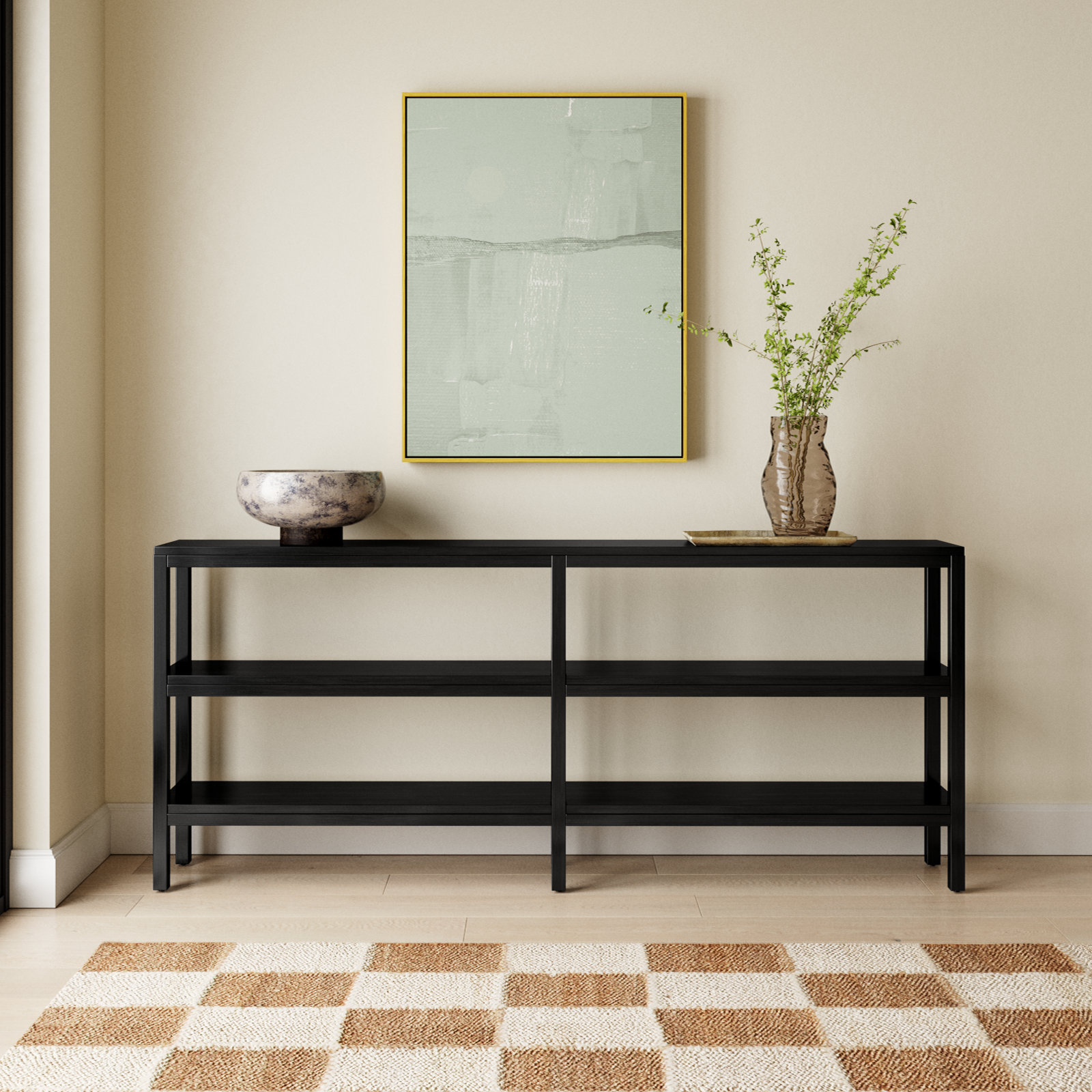 Isabel 74'' Solid Wood Console Table