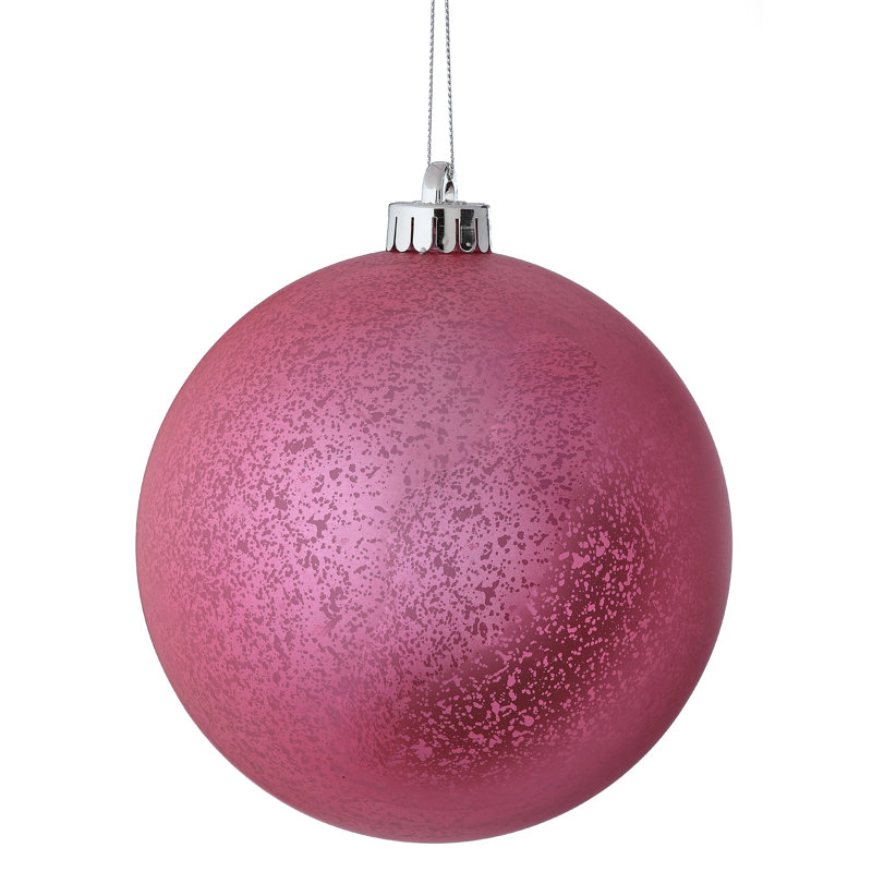 Ornement boule de mercure mat 140Mm Vp, Rose