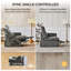 5 Seater Chenille Oversized Modular Sectional Sofa With Double Power Recliner Cloud Reclining Couch With Headrest Storage Drawer Charging Cup Holders Deep L-shaped With Corner-56991524