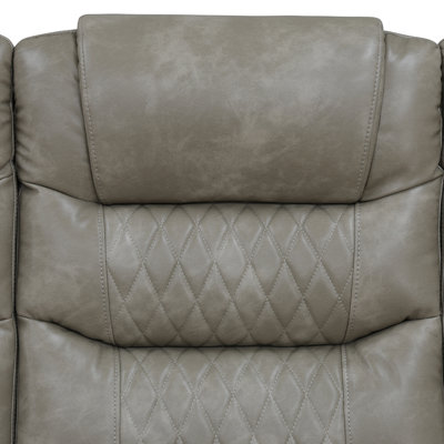 Domnique 3 - Piece Vegan Leather Power Reclining Living Room Sectional Sofa Set with Wireless Chargers and LED Lights by Brayden Studio