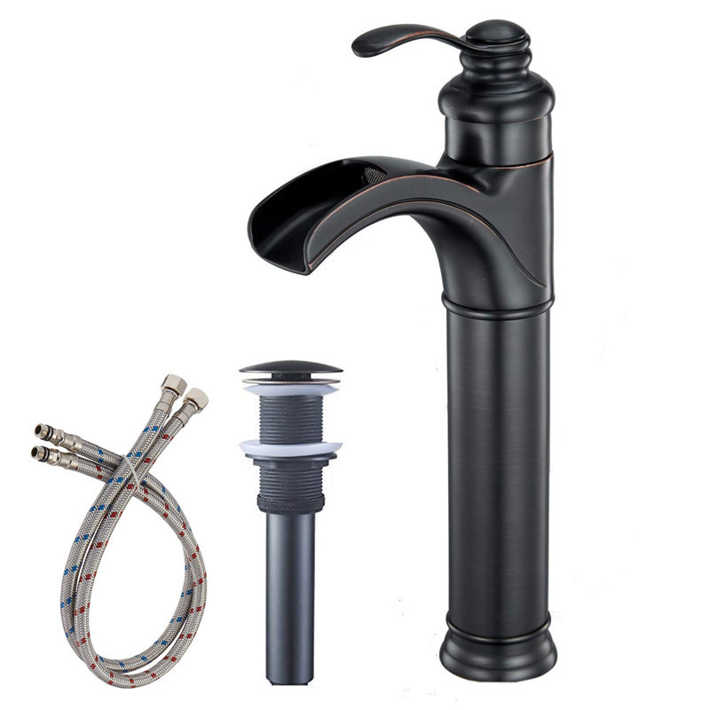 Vessel Sink Faucet Single-handle Bathroom Faucet with Drain Assembly, Oil Rubbed Bronze