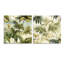 Palmier motif tropical - ensemble de 2 verres muraux en acrylique-103928163