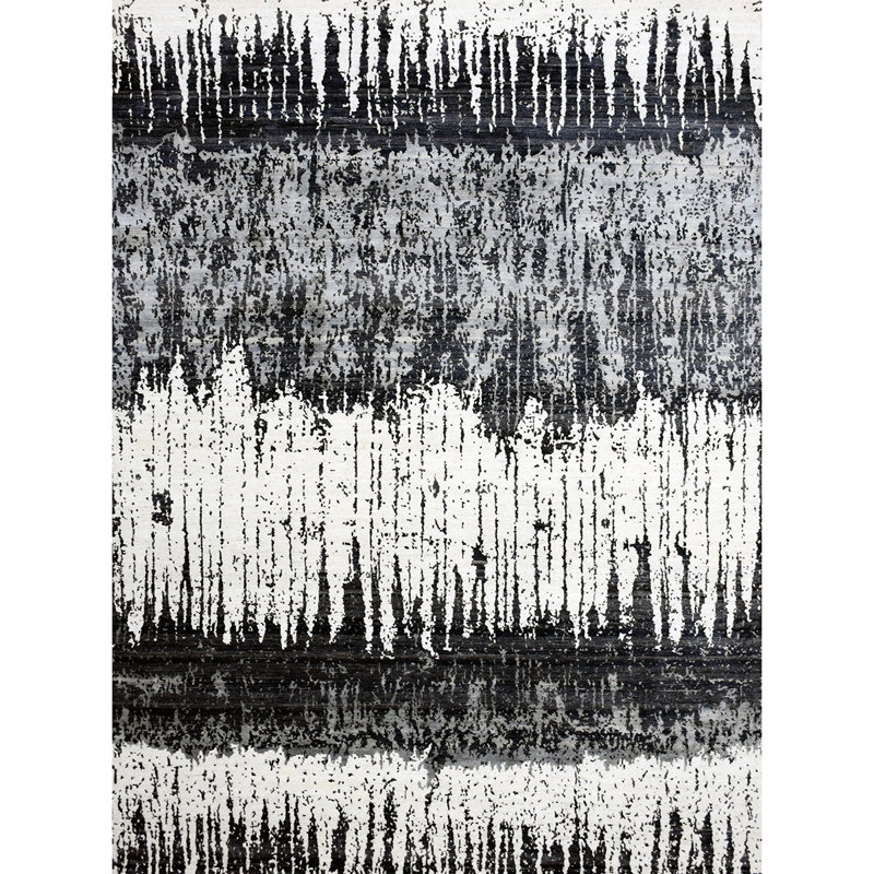 Abstract Area Rug, Rectangle 9' x 12'