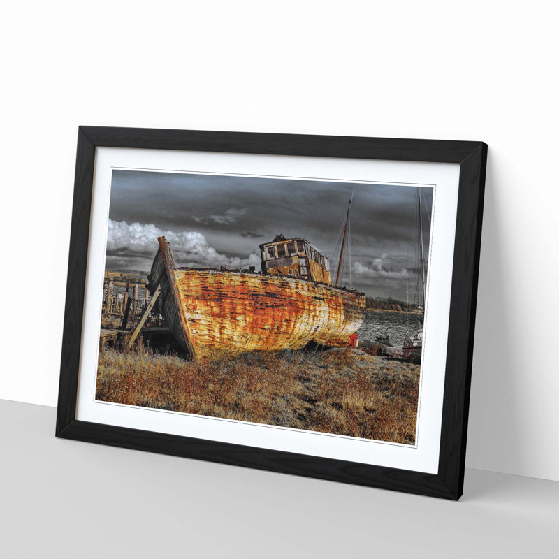 Single Picture Frame Print, Black