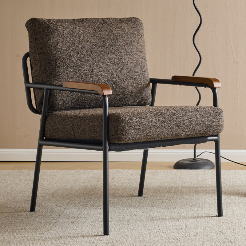 Fauteuil Lemley, Lin brun
