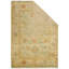 Ajanique Hand Knotted Wool Dark Green/Beige Rug