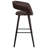 Palafox 24'' High Contemporary Vinyl Counter Height Stool with Wood Frame-45046347-24691098