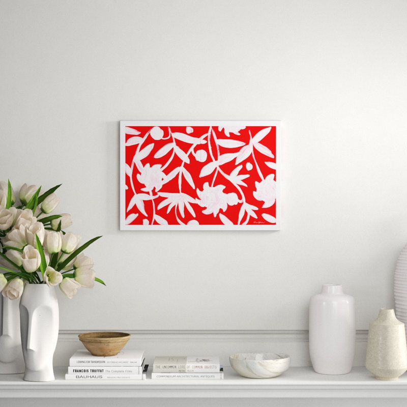Winnetka In Coral Giclee Print by Dana Gibson