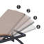 Chaise longue d'extérieur en alliage d'aluminium-100066398