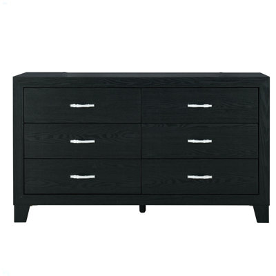 Commode noire Carlos