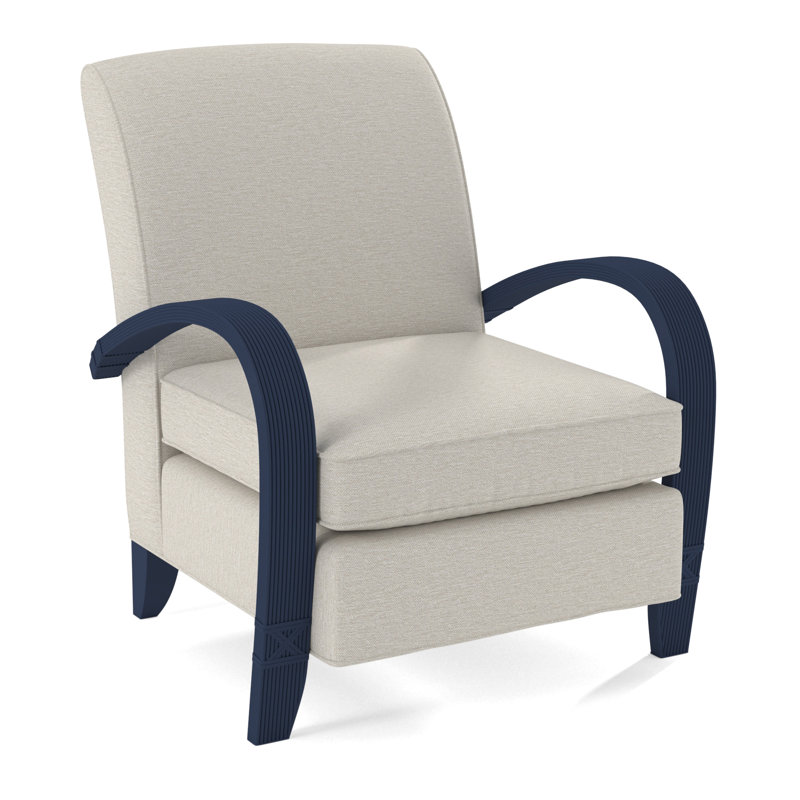 Vero Armchair, Honey, White Performance Fabric; 0851-94