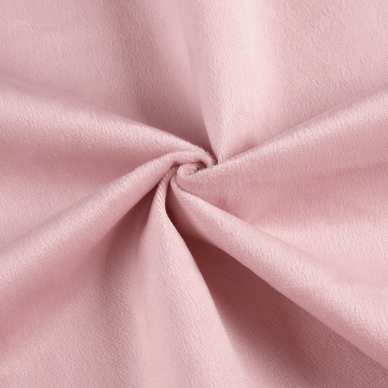 Lit rembourré en velours avec rangement Mouad, Double, Rose