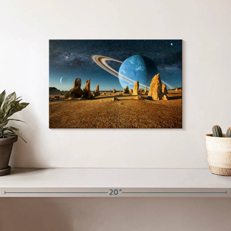 Planète extraterrestre Oberle Barren, H 8 po x l 12 po